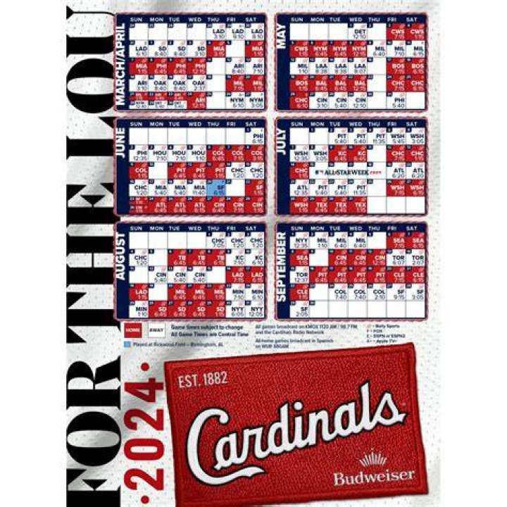 2024 Cardinals Baseball Schedule: A Comprehensive Guide for Fans
