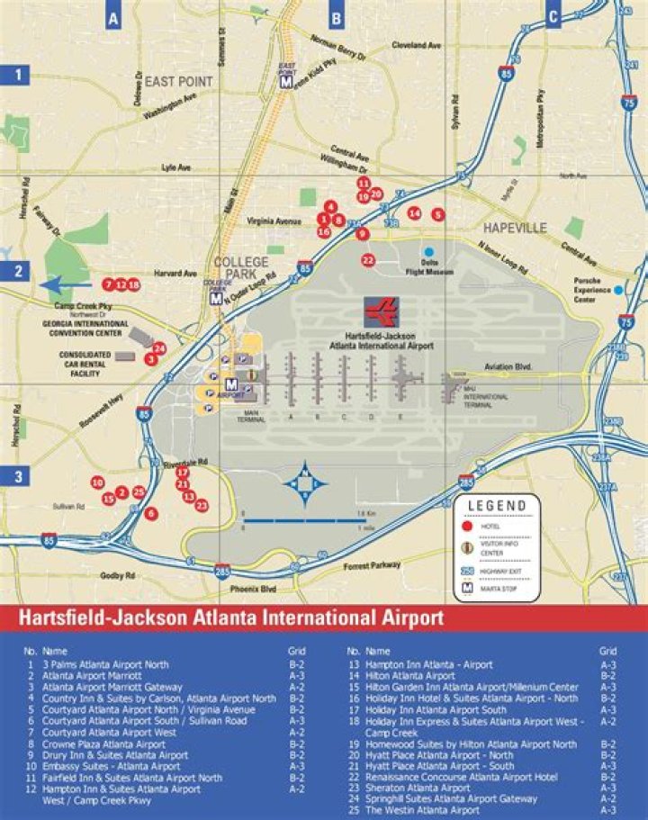 Atlanta Hartsfield-Jackson International Airport Map: Your Ultimate Guide to Navigating the World's Busiest Airport