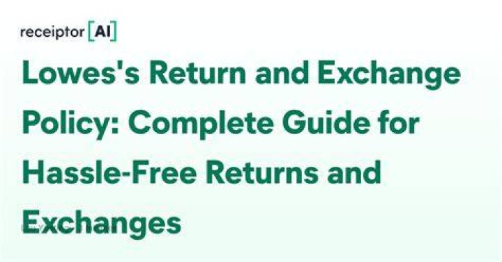 Comprehensive Guide to Lowes Exchange Policy: Everything You Need to Know
