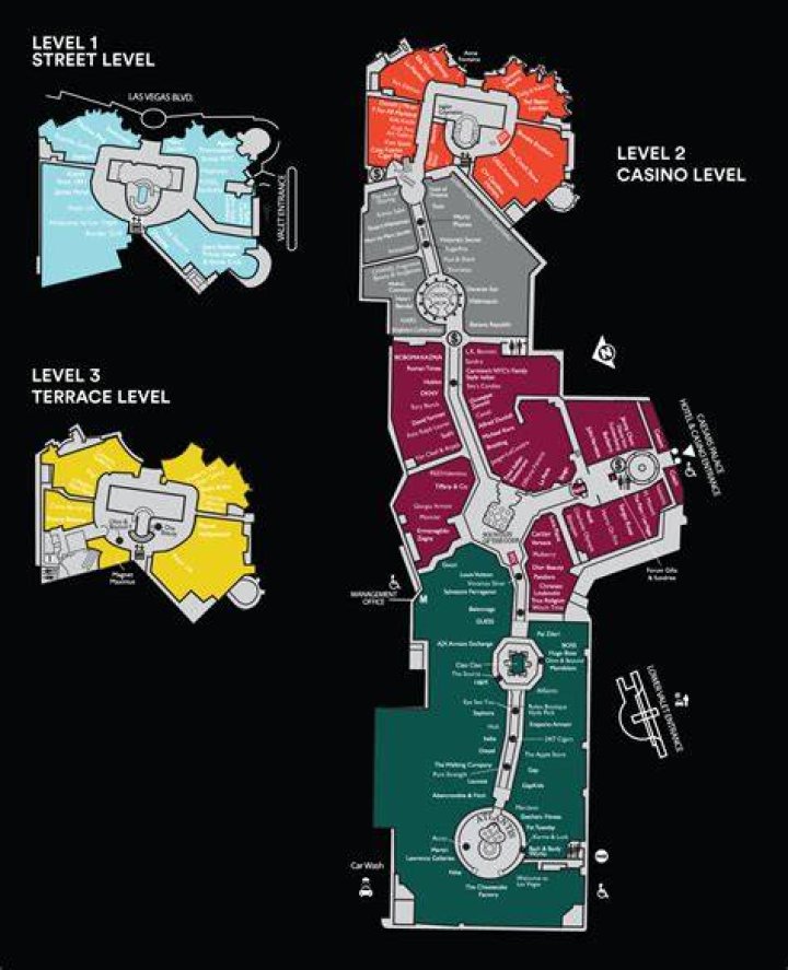 Comprehensive Guide to The Forum Shops at Caesars Map
