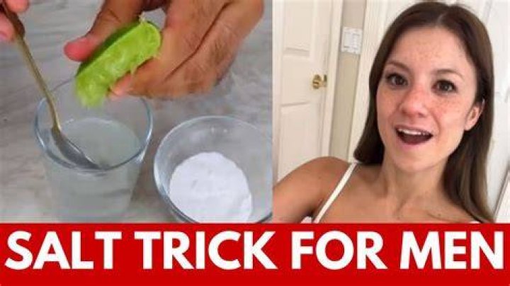 Erection Salt Trick: A Natural Solution for Men's Health