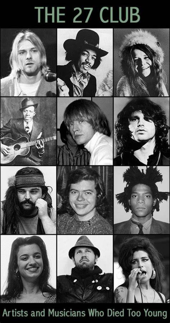 Famous People Who Died at 27: The Tragic Club 27 Phenomenon