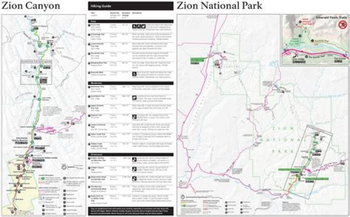 Hiking Map Zion National Park: Your Ultimate Guide to Exploring the Trails
