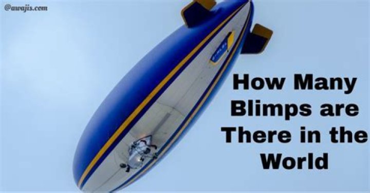 How Many Blimps in the World: A Comprehensive Guide to the Floating Giants