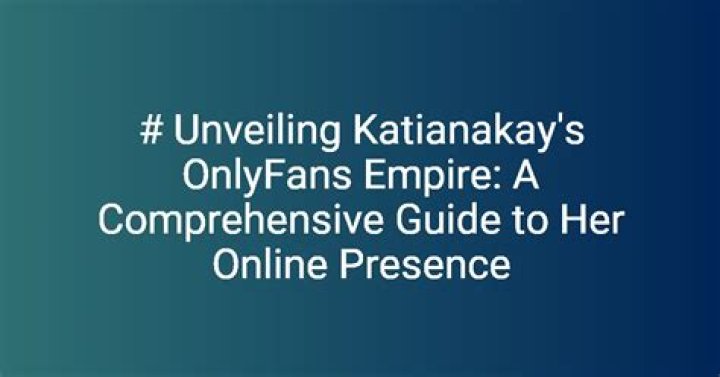 Kirsten TooSweet OnlyFans: A Comprehensive Guide to Her Rise and Success