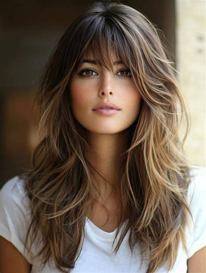 Long Hair with Layers in the Front: A Trendy and Versatile Hairstyle