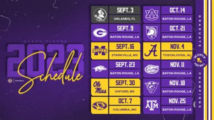 LSU Schedule 2023: Your Ultimate Guide to the Latest Updates and Highlights