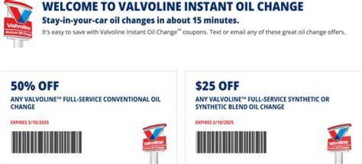 Maximize Your Savings: Valvoline Battery Coupon 50% Off