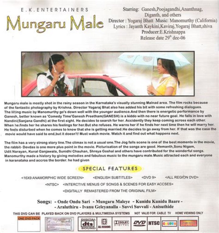 Mungaru Male CD: A Comprehensive Guide to the Best Music Experience