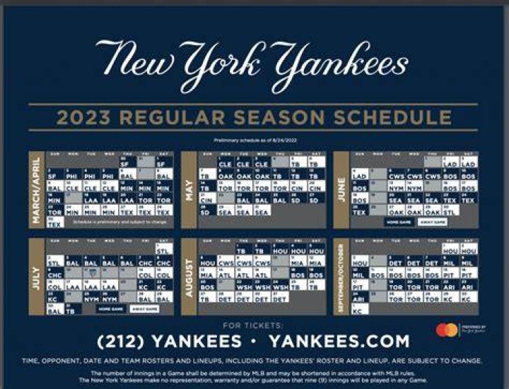 New York Yankees 2024 Schedule: A Comprehensive Guide for Fans
