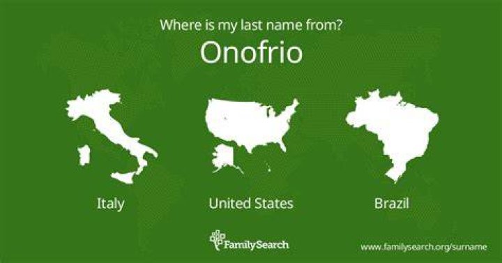 Onofrio: The Remarkable Story of a Name That Transcends Generations