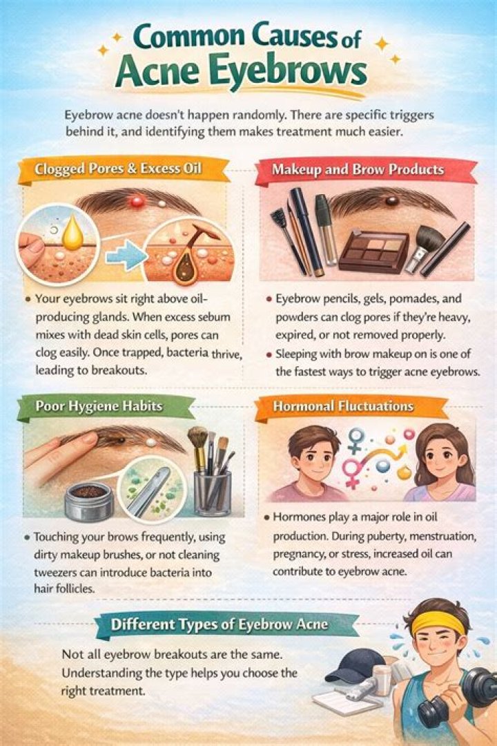 Pimples on Eyebrows: Causes, Treatments, and Prevention