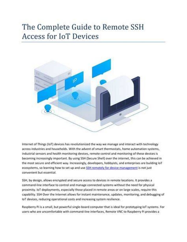 Remote Access IoT Device via SSH on Windows 10 Without Third-Party Tools