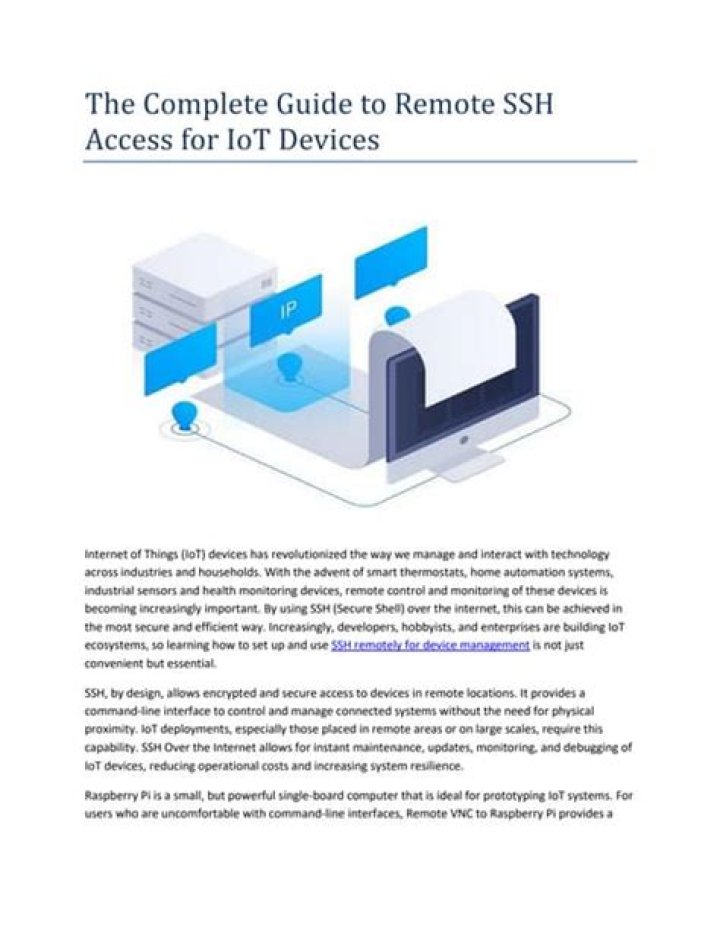Remotely Access IoT Devices SSH Web Download Mac: A Comprehensive Guide