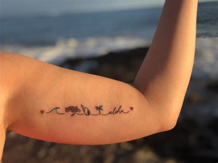 Simple Hawaii Tattoos: A Celebration of Minimalist Hawaiian Art