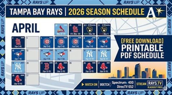 Tampa Bay Rays TV Schedule: Your Ultimate Guide to Catching Every Game
