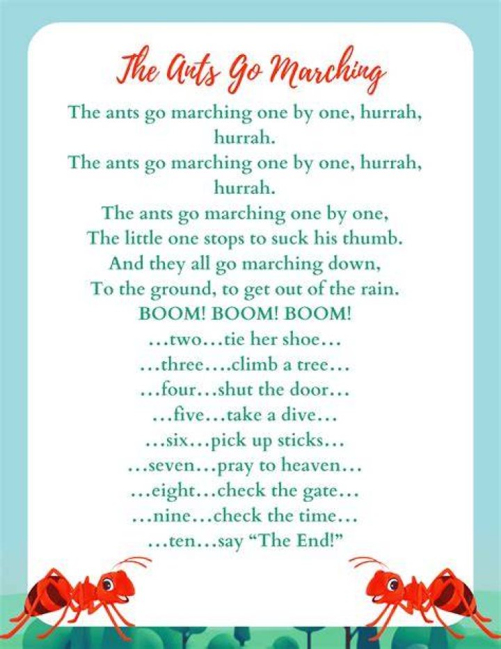 The Ants Go Marching with Lyrics: A Fun and Educational Journey