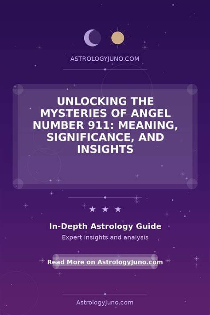 Unlocking the Mysteries of 911 Angel Number Meaning: A Journey into Spiritual Guidance