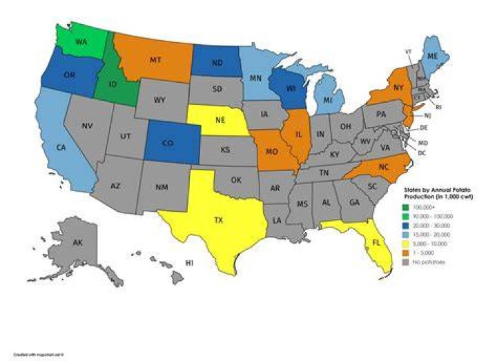 Which State Produces the Most Potatoes in the United States?